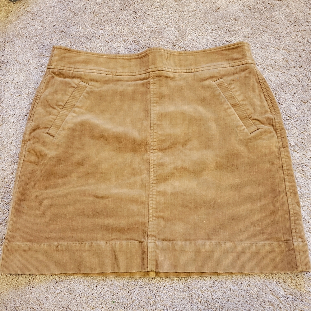 Corduroy mini skirt, Loft